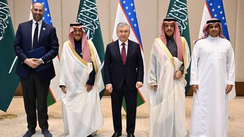 Президент Саудия Арабистони компаниялари делегациясини қабул қилди