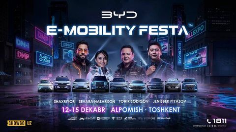 BYD E-Mobility Festa 2025: ATTO 8 расмий тақдимоти ва кенг кўламдаги тадбирлар дастури