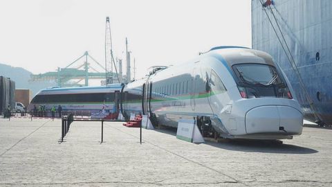 South Korea’s Hyundai Rotem dispatches first high-speed trains to Uzbekistan