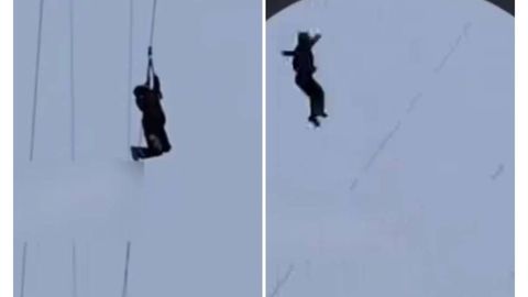 На перевале Камчик 16-летняя девушка сорвалась с зиплайна (видео)