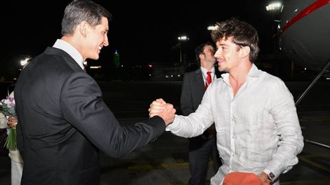 Известный гонщик «Формулы-1» Шарль Леклер прибыл в Ташкент