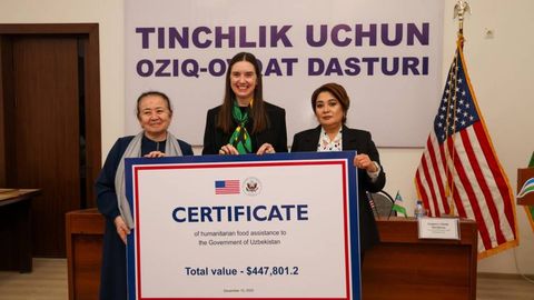 United States delivers 16th annual food assistance to support Uzbekistan’s health institutions