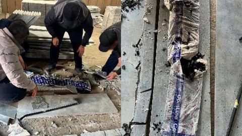 Самарқандда мармар тошлар орасига яширилган наркотик моддалар топилди