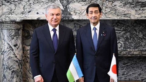 Шавкат Мирзиёев встретился с президентом Палаты советников Парламента Японии