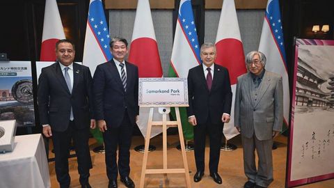 Uzbekistan and Japan celebrate cultural ties by naming Nara park after Samarkand
