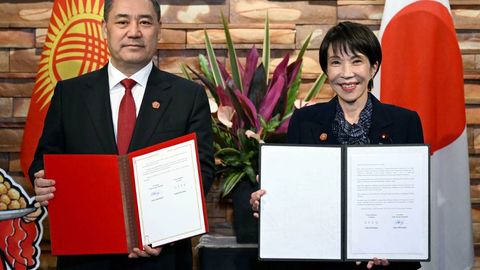 Kyrgyzstan, Japan sign economic and green technology agreements during Japarov visit