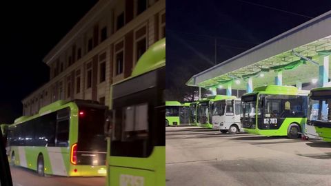 Toshkent zapravkalarida avtobuslarning turnaqator navbatiga izoh berildi