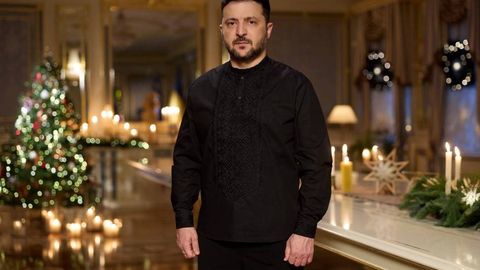 Zelenskiy o‘zining Rojdestvo tabrigida Putinga o‘lim tiladi (video)