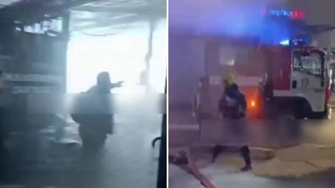 Тошкентдаги “Авиасозлар” бозорида дўкон ёниб кетди