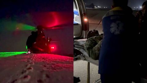 Угом-Чотқолда метеорологик станция ходими ҳарбийлар ёрдамида қутқарилди