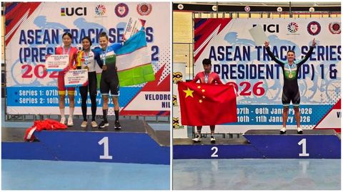 Ўзбекистонлик велопойгачилар “Asean Track Series” мусобақасида 3 та олтин медал қўлга киритди