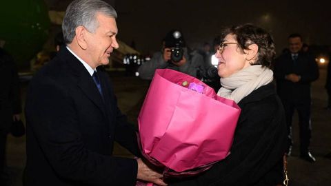 Шавкат Мирзиёев прибыл с рабочим визитом в Швейцарию