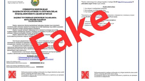 Рақобат қўмитаси номидан фейк хатлар юборилаётгани ҳақида огоҳлантирилди