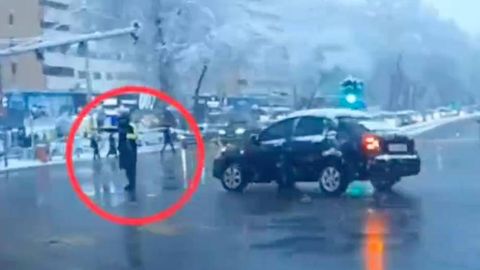 Тошкентда Lacetti ҳайдовчиси ЙПХ инспекторини уриб юборди