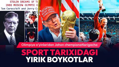 Olimpiya o‘yinlaridan Jahon chempionatlarigacha: sport tarixidagi yirik boykotlar
