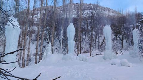В Кашкадарье для борьбы с дефицитом воды создали искусственные ледники