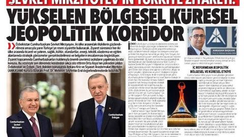 “Turk dunyosining integratsiyasi muhokama qilinadi” — turkiyalik tadqiqotchi Shavkat Mirziyoyev tashrifi haqida