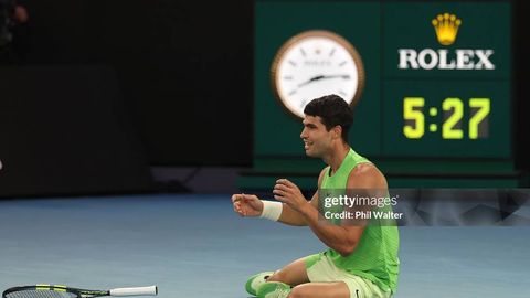 Карлос Алькарас фаолиятида илк бор Aus Open финалига йўл олди