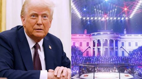 Оқ уйдаги UFC турнири учун улкан арена қурилади