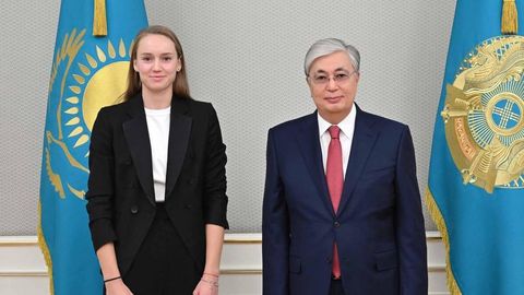 Қозоғистон президенти Елена Рибакинани Aus Open чемпионлиги билан табриклади
