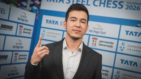 Uzbek grandmaster Nodirbek Abdusattorov wins 2026 Tata Steel Chess tournament in Wijk aan Zee