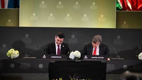 Ўзбекистон ва АҚШ ҳукуматлари муҳим минераллар бўйича англашув меморандуми имзолади