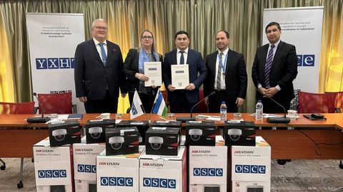 OSCE donates 40 CCTV cameras to strengthen Uzbekistan’s border surveillance