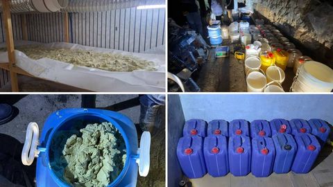 В крупной нарколаборатории в Андижане обнаружили около 1,5 тонны веществ для производства наркотиков