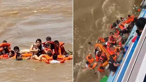 Бразилияда 70 дан ортиқ одам бўлган кема чўкиб кетди (видео)