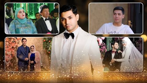 Ismini Obid Asomov qo‘ygan va bolalikdagi sevgilisiga uylangan Izzat Shukurov 28 yoshda (foto, video)