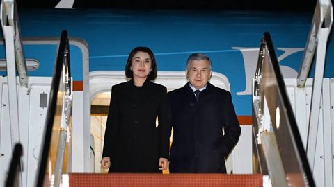 Shavkat Mirziyoyev rafiqasi hamrohligida AQSHga keldi