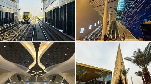 Беспилотное метро, премиум-вагоны и рекордная длина сети — фоторепортаж из метро Эр-Рияда