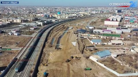 Урганч—Хива йўналишида илк пулли автомобиль йўли қурилиши бошланди