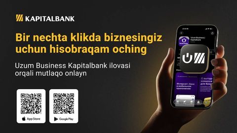 Kapitalbank бизнес учун ҳисоб рақамларини онлайн очишни йўлга қўйди