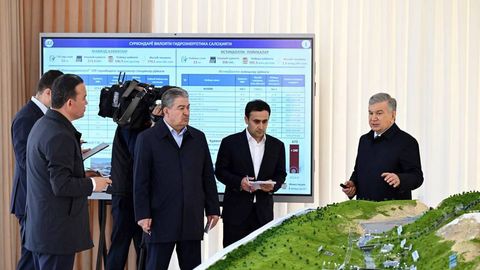 Проведена презентация перспективных гидроэнергетических мощностей Сурхандарьинской области