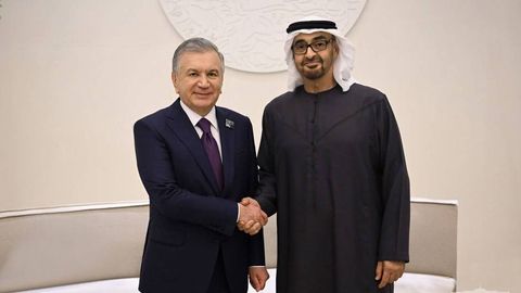 Shavkat Mirziyoyev BAA prezidenti bilan Yaqin Sharqdagi vaziyatni muhokama qildi