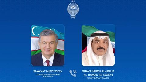Президент Кувайт валиаҳдига Ўзбекистон фуқароларига кўрсатилаётган ёрдам учун миннатдорлик билдирди