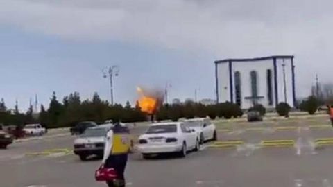 Озарбайжон ҳудудига Эрон дронлари қулаб тушди (видео)