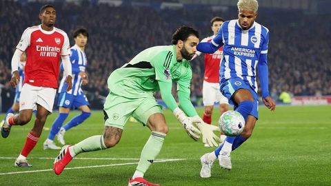 “Арсенал” “Брайтон” билан ўйинда вақтни қандай “назорат” қилди?