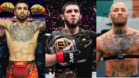 Konor qaytadi, Maxachev Topuriyaga qarshi: Oq uydagi UFC turnirining janglar kardi aks etgan suratlar tarqalmoqda