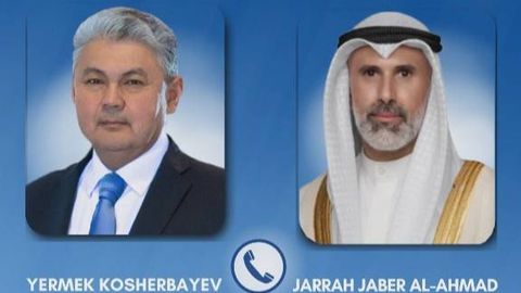 Kazakhstan, Kuwait foreign ministers discuss Middle East developments