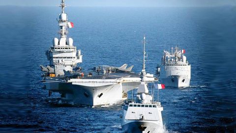 Франция ҳарбий кемаларини Яқин Шарққа юборади