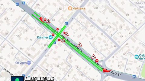 Движение по улице Темура Малика частично восстановили