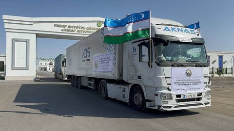 Uzbekistan delivers humanitarian aid to Iran 