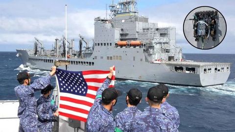 АҚШ Тинч океани флоти кемаларида деворга ўрмаловчи ва учувчи роботлардан фойдаланади