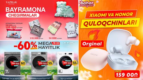 Hayitlik sovg‘alari: foydali, qulay va chegirmali narxlarda