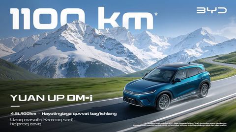 BYD Ўзбекистонда Yuan Up DM-i  моделини тақдим этади