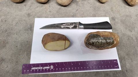 Uzbekistan seizes 72 kg of drugs hidden in potatoes at Afghan border