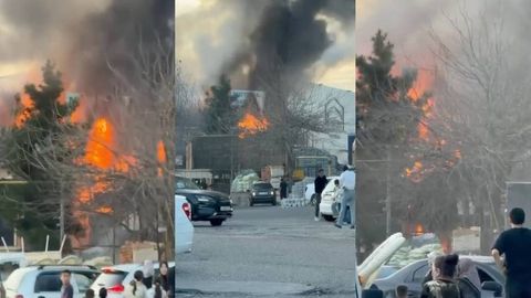 Тошкентдаги қурилиш моллари дўконида ёнғин содир бўлди