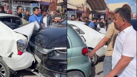 В Ташкенте произошло массовое ДТП с участием 8 автомобилей